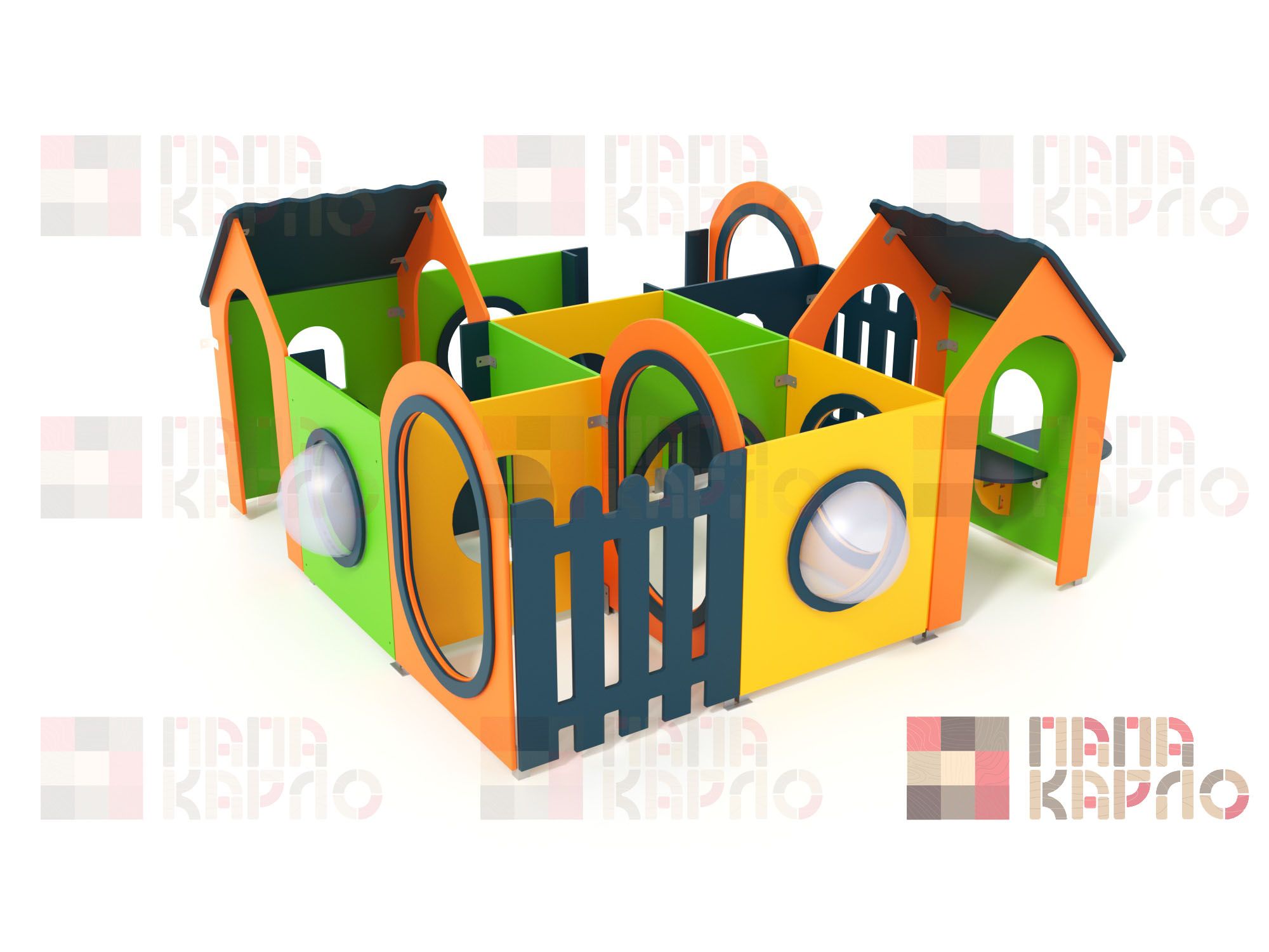 Игровой лабиринт 9 секций