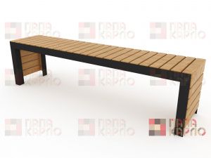 Скамейка "Орто" (импрегнирвоанная древесина) от производителя