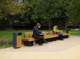Благоустройство сквера в г. Санкт-Петербург - фотогалерея