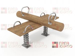 Качалка на пружине "Двойная" ЭКО